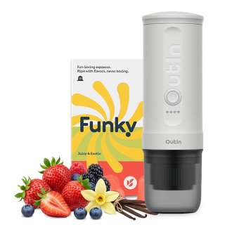 Doubleshot Funky x Outin kapslový set - Pearl White