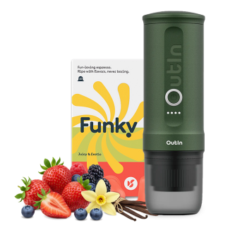 Doubleshot Funky x Outin kapslový set - Forest Green