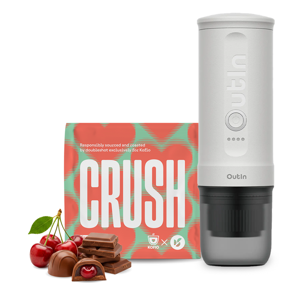 Doubleshot CRUSH x Outin Set - Pearl White