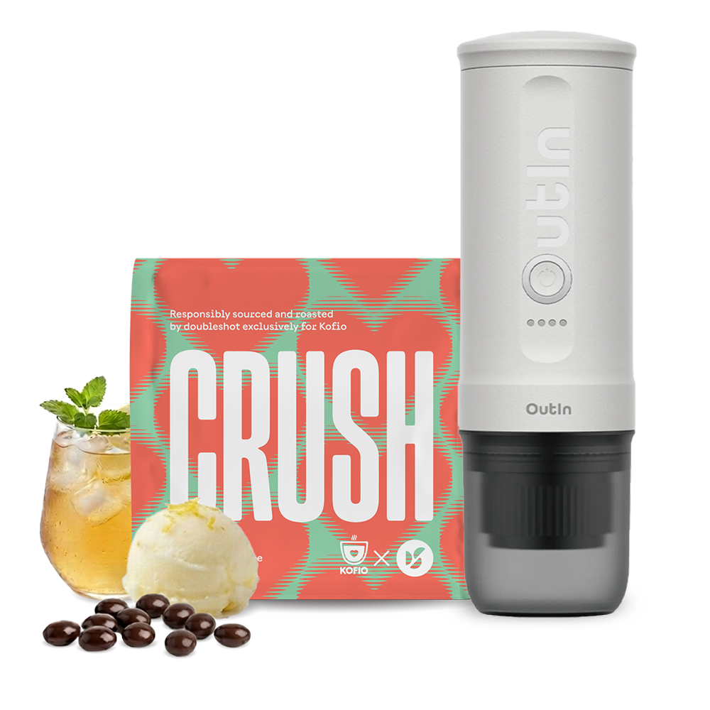 Doubleshot CRUSH x Outin Set - Pearl White 