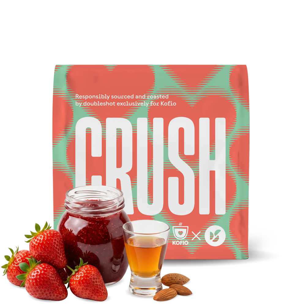 Výběrová káva Doubleshot Etiopie CRUSH 3.0 - limitovaná espresso edice - Kofio collab