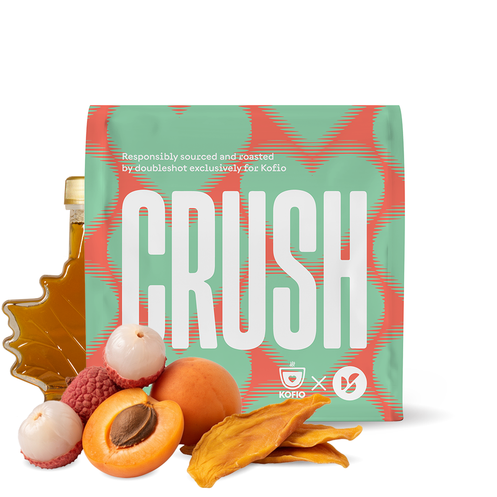 Výběrová káva Doubleshot Etiopie CRUSH 3.0 - limitovaná edice - Kofio collab