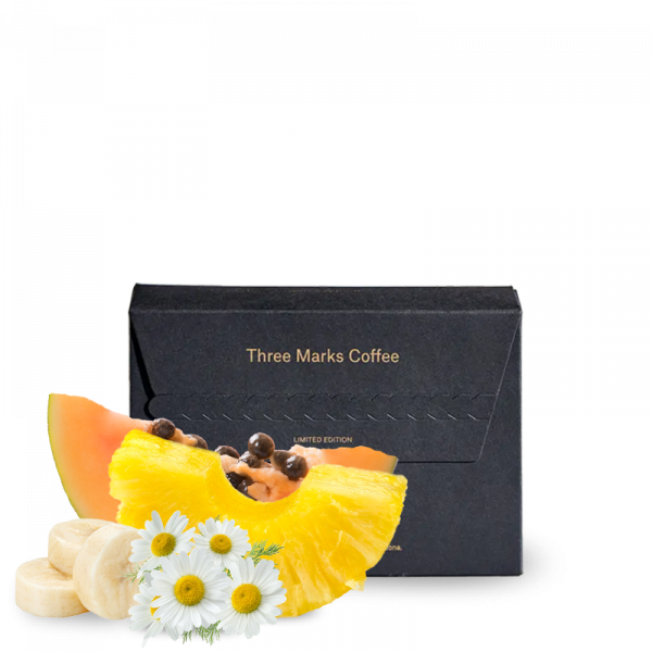 Výběrová káva Three Marks Coffee Peru MANUEL ELERA GEISHA - 125g