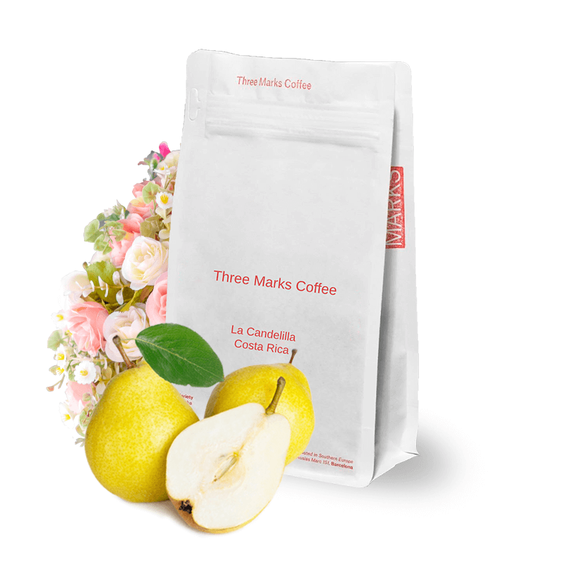 Výběrová káva Three Marks Coffee Kostarika LA CANDELILLA