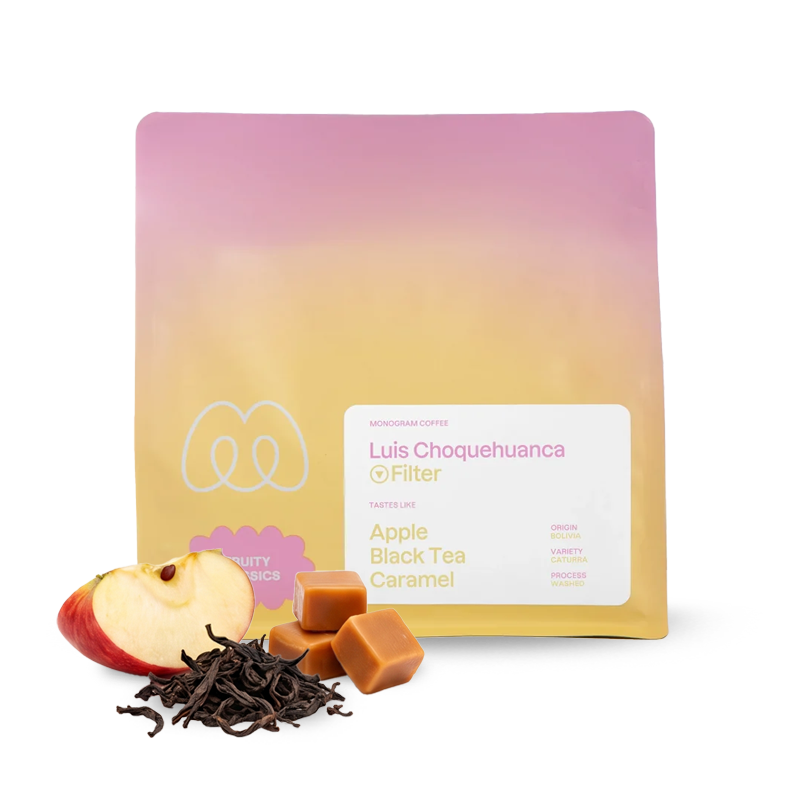 Výběrová káva Monogram coffee Bolívie LUIS CHOQUEHUANCA