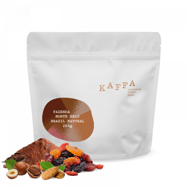 Výběrová káva Kaffa Brazílie FAZENDA MONTE BELO
