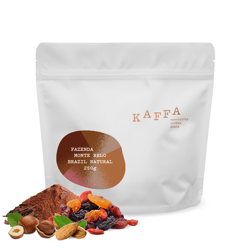 Výběrová káva Kaffa Brazílie FAZENDA MONTE BELO