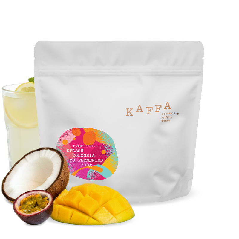 Výběrová káva Kaffa Kolumbie TROPICAL SPLASH - 200g
