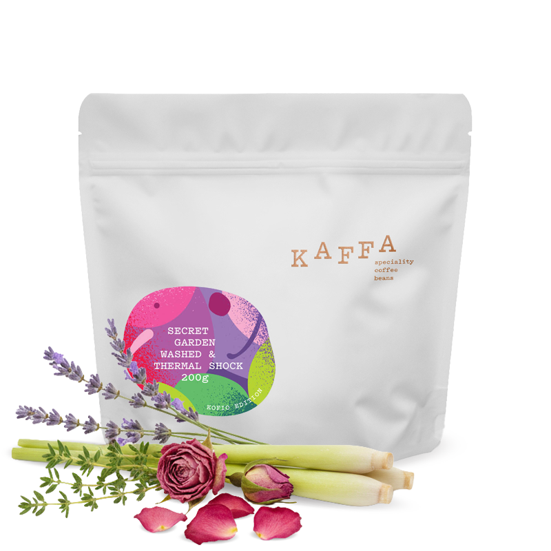Výběrová káva Kaffa Kolumbie SECRET GARDEN - exkluzivní limitka 200g