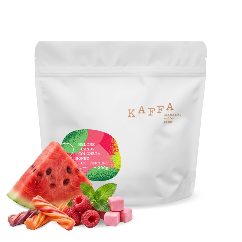 Výběrová káva Kaffa Kolumbie MELONE CANDY - 200g