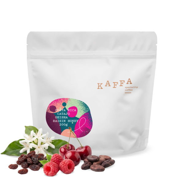 Výběrová káva Kaffa Kostarika CATAJO GEISHA - 200g