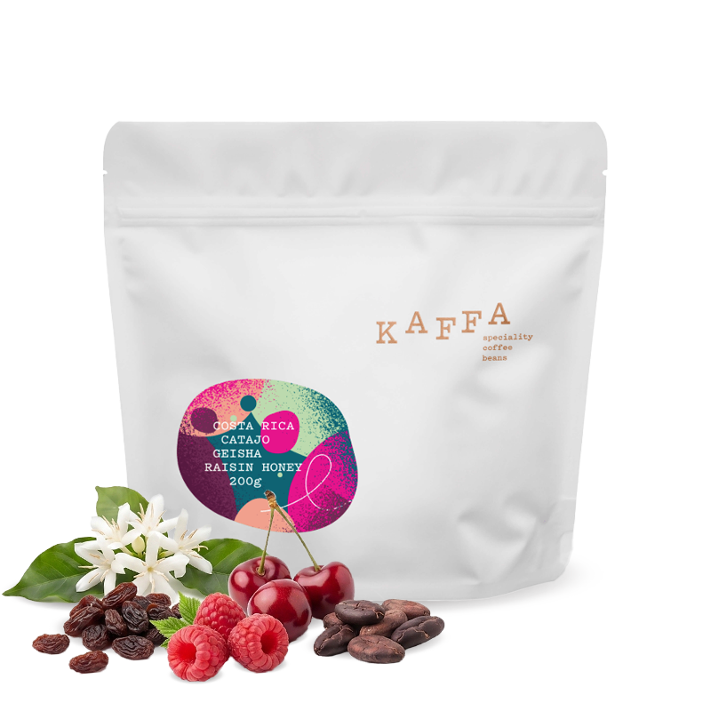 Výběrová káva Kaffa Kostarika CATAJO GEISHA - 200g