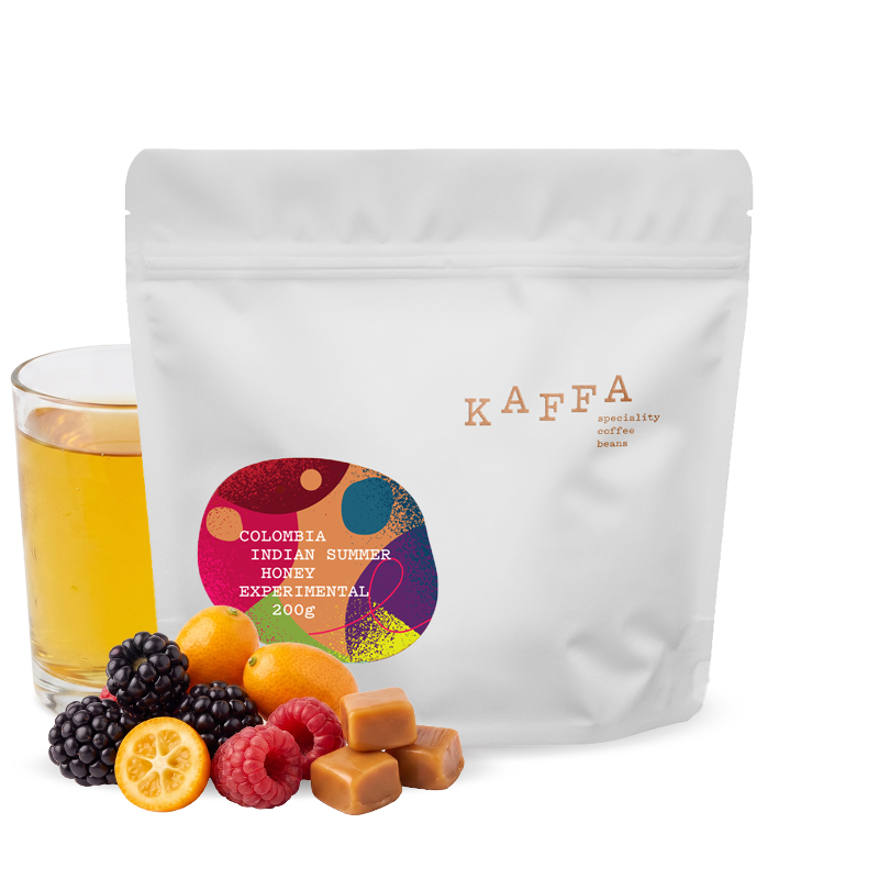 Výběrová káva Kaffa Kolumbie INDIAN SUMMER – 200 g