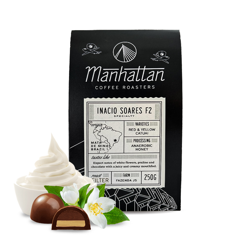Výběrová káva Manhattan Coffee Roasters Brazílie INACIO SOARES F2 - anaerobic honey