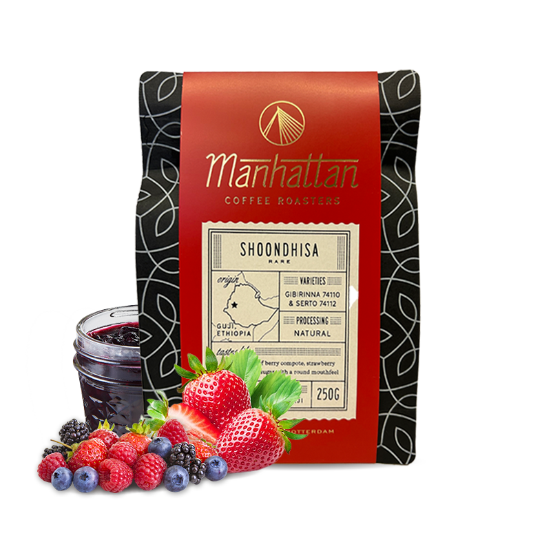 Výběrová káva Manhattan Coffee Roasters Etiopie SHOONDHISA