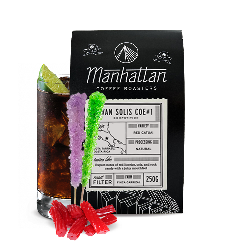Výběrová káva Manhattan Coffee Roasters Kostarika IVAN SOLIS - Vítěz Cup of Excellence #1 - 125g