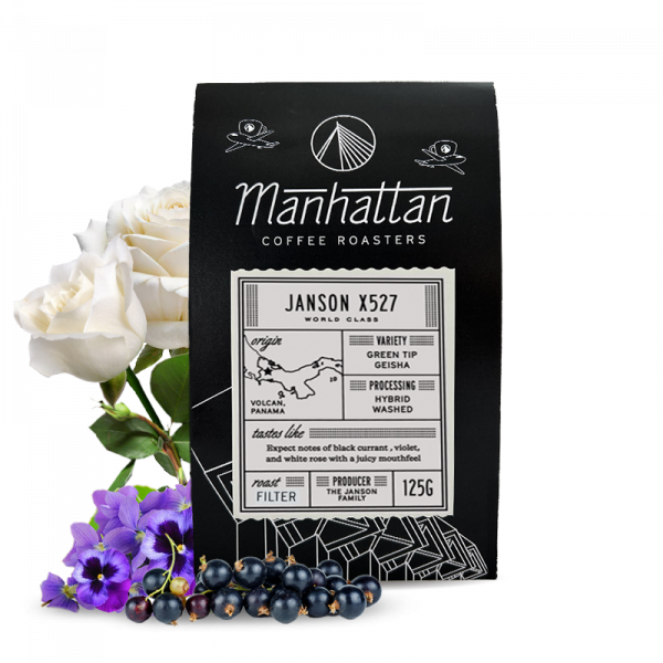Výběrová káva Manhattan Coffee Roasters Panama JANSON X - 527 - 125g
