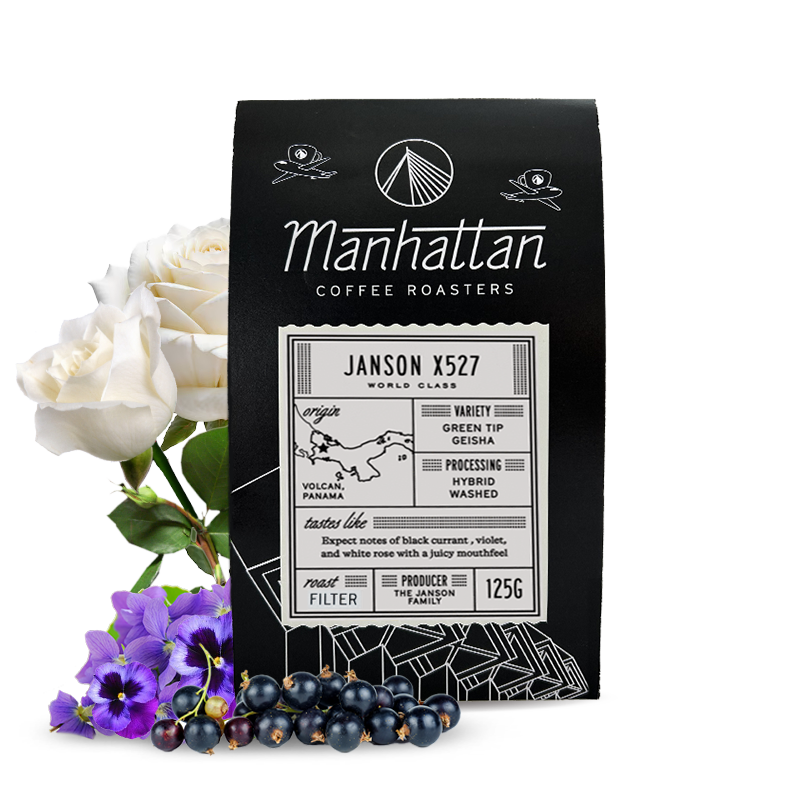 Výběrová káva Manhattan Coffee Roasters Panama JANSON X - 527 - 125g
