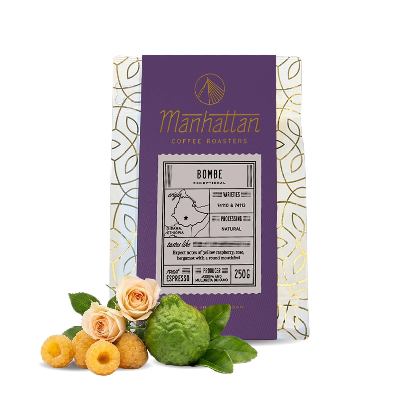 Výběrová káva Manhattan Coffee Roasters Etiopie BOMBE