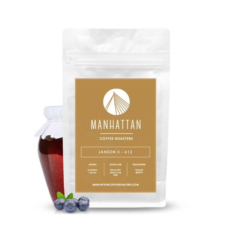 Výběrová káva Manhattan Coffee Roasters Panama JANSON X-612 - geisha