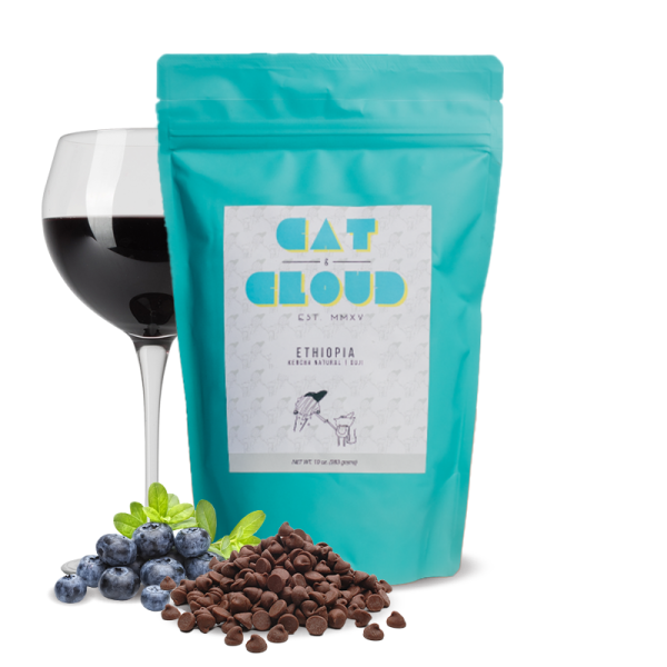 Výběrová káva Cat and Cloud Coffee Etiopie KERCHA NATURAL