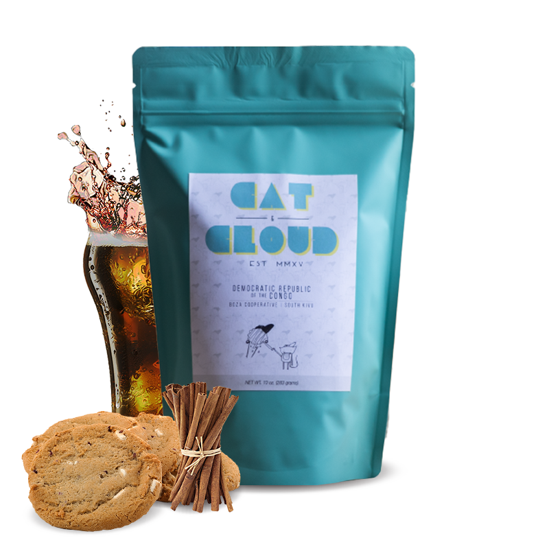 DR Kongo BOZA COOPERATIVE Cat and Cloud Coffee Kofio.cz