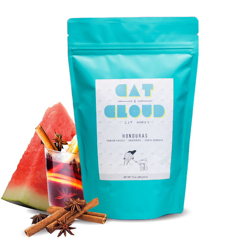 Výběrová káva Cat and Cloud Coffee Honduras DAMIAN CHAVEZ - Anaerobní