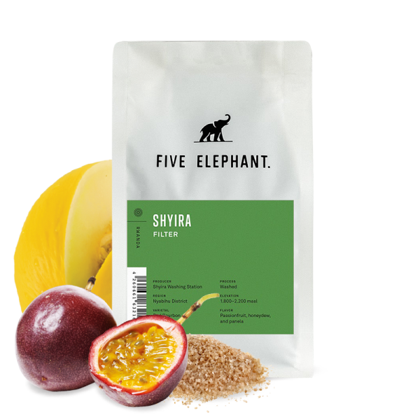 Výběrová káva Five Elephant Rwanda SHYIRA