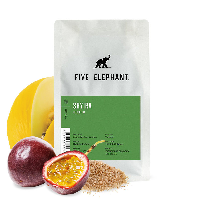 Výběrová káva Five Elephant Rwanda SHYIRA