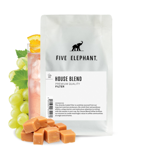 Výběrová káva Five Elephant HOUSE Blend