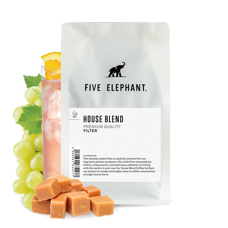 Výběrová káva Five Elephant HOUSE Blend