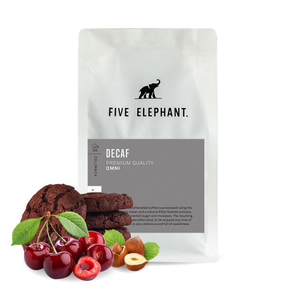 Výběrová káva Five Elephant Kolumbie DECAF