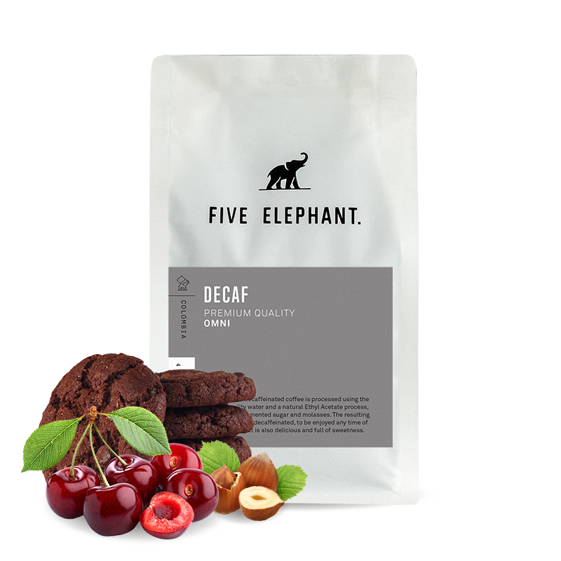 Výběrová káva Five Elephant Kolumbie DECAF