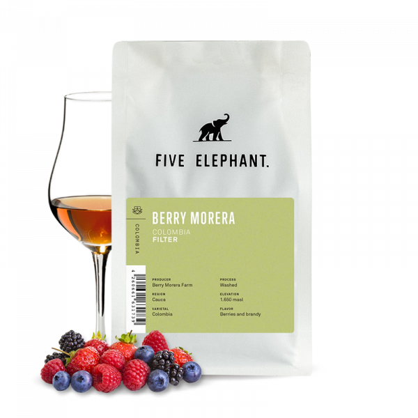 Výběrová káva Five Elephant Kolumbie BERRY MORERA