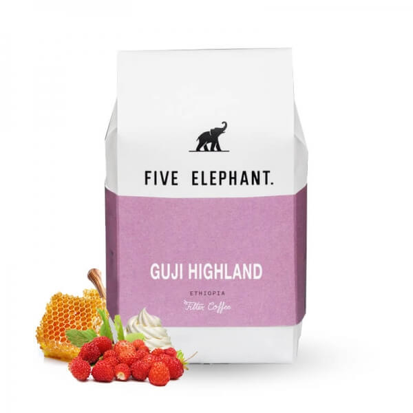 Výběrová káva Five Elephant Etiopie GUJI