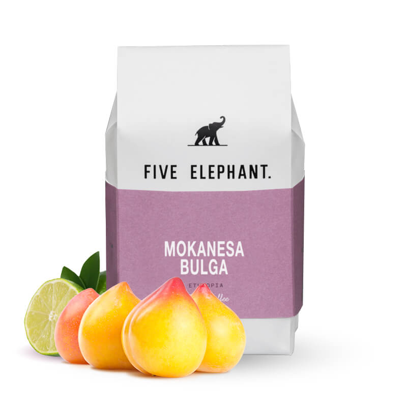 Výběrová káva Five Elephant Etiopie MOKANESA BULGA