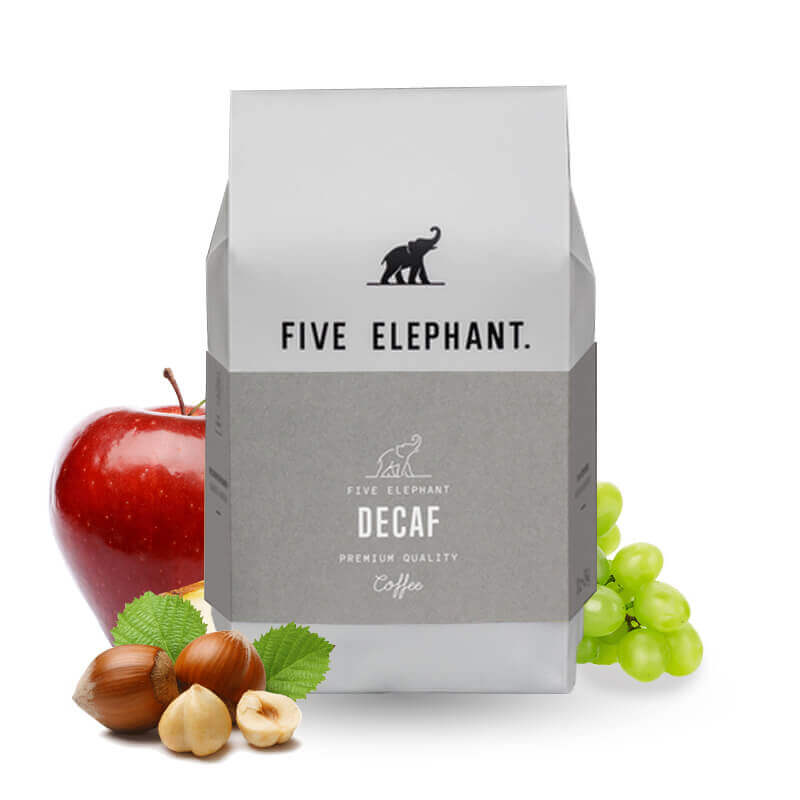 Výběrová káva Five Elephant Kolumbie CAUCA DECAF - 2019