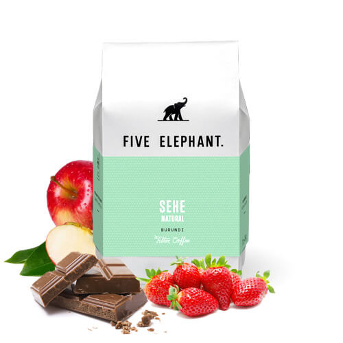 Výběrová káva Five Elephant Burundi SEHE