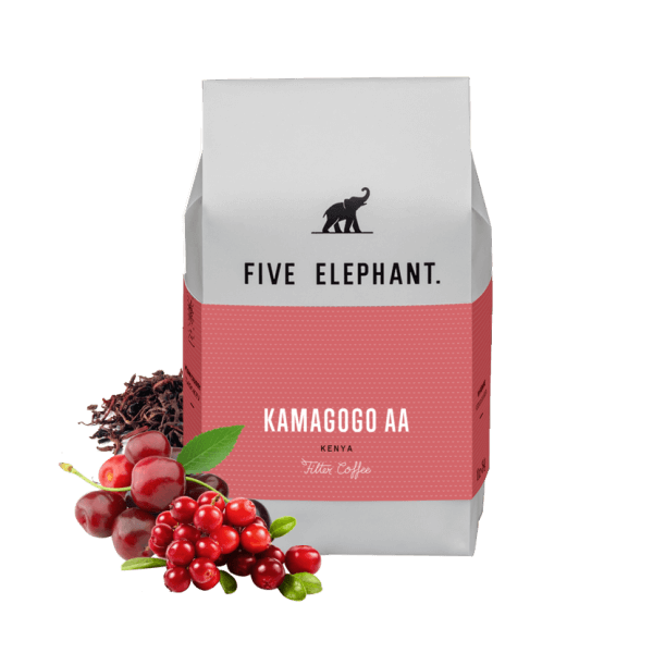 Výběrová káva Five Elephant Keňa KAMAGOGO AA 2020