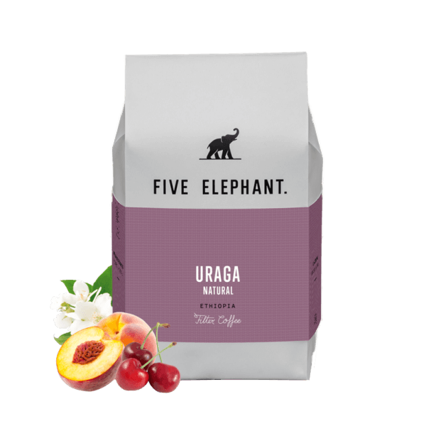 Výběrová káva Five Elephant Etiopie URAGA