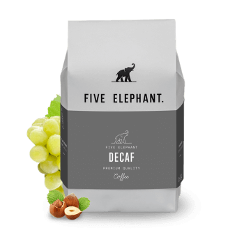 Kolumbie DECAF - bezkofeinová - Five Elephant