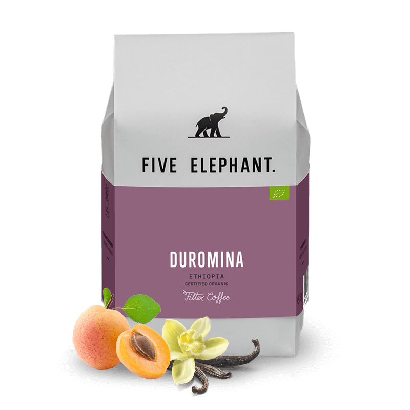 Výběrová káva Five Elephant Etiopie DUROMINA ORGANIC