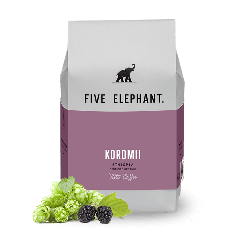 Výběrová káva Five Elephant Etiopie KOROMII