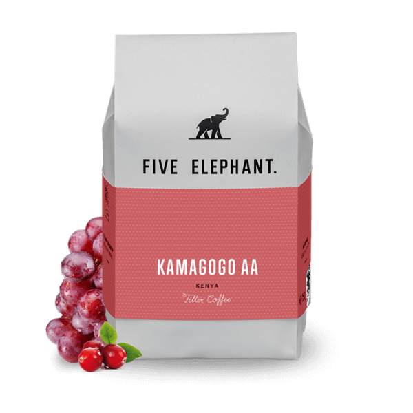 Výběrová káva Five Elephant Keňa KAMAGOGO AA