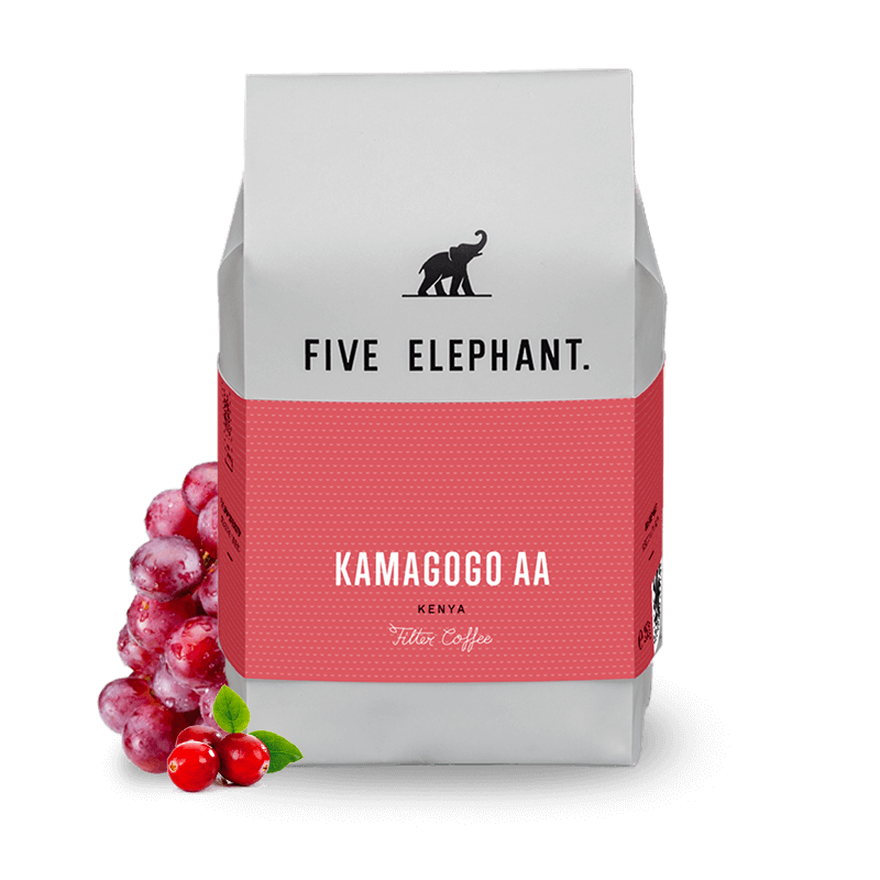 Výběrová káva Five Elephant Keňa KAMAGOGO AA