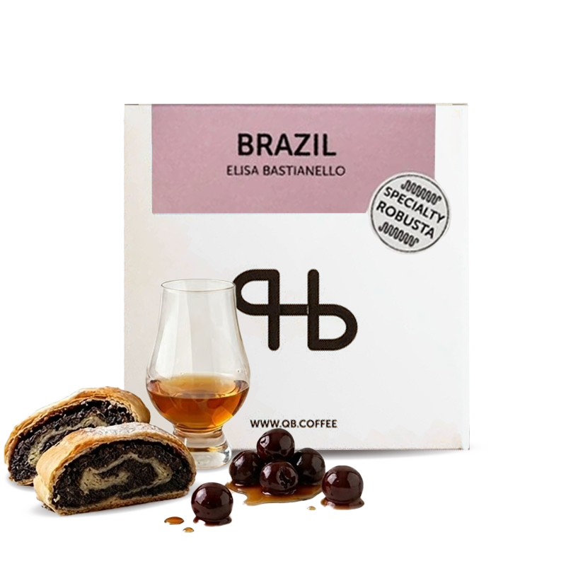 Výběrová káva QB coffee roasters Brazílie ELISA BASTIANELLO - výběrová robusta
