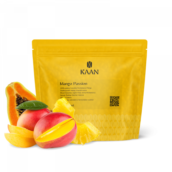 Výběrová káva Kaan  Kolumbie MANGO PASSION