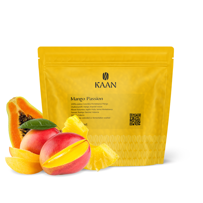 Výběrová káva Kaan  Kolumbie MANGO PASSION