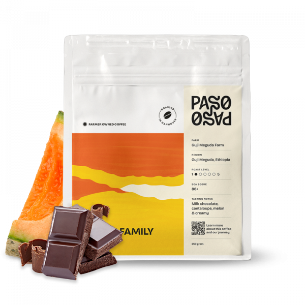 Výběrová káva Paso Paso Roastery Etiopie SYOUM FAMILY