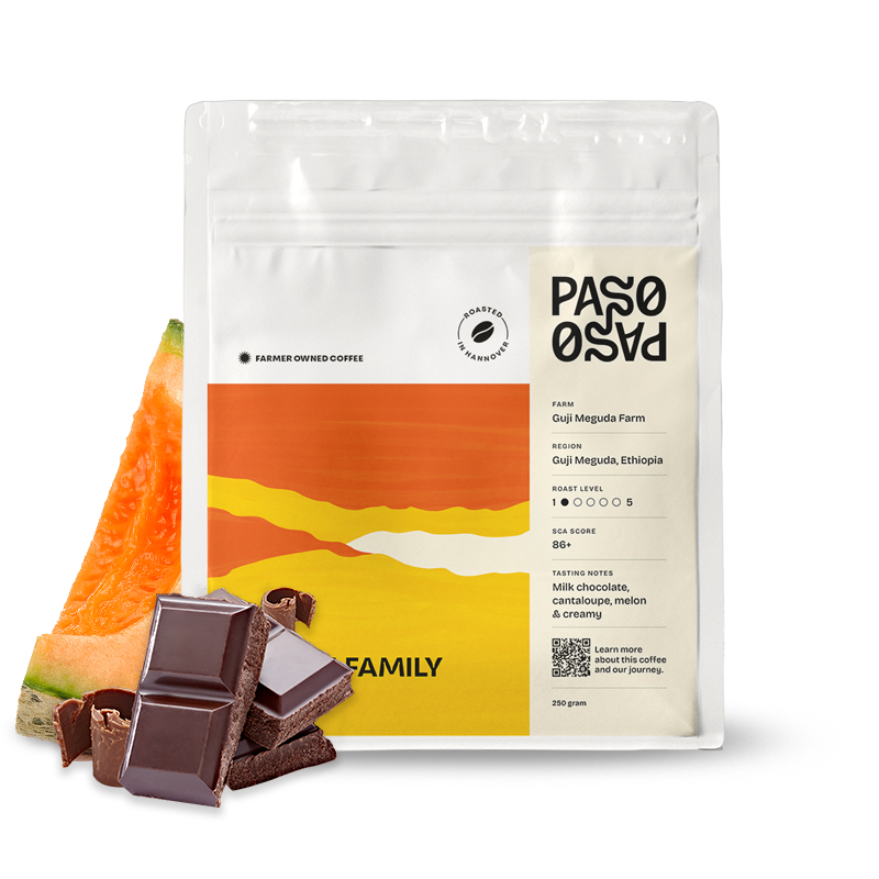 Výběrová káva Paso Paso Roastery Etiopie SYOUM FAMILY